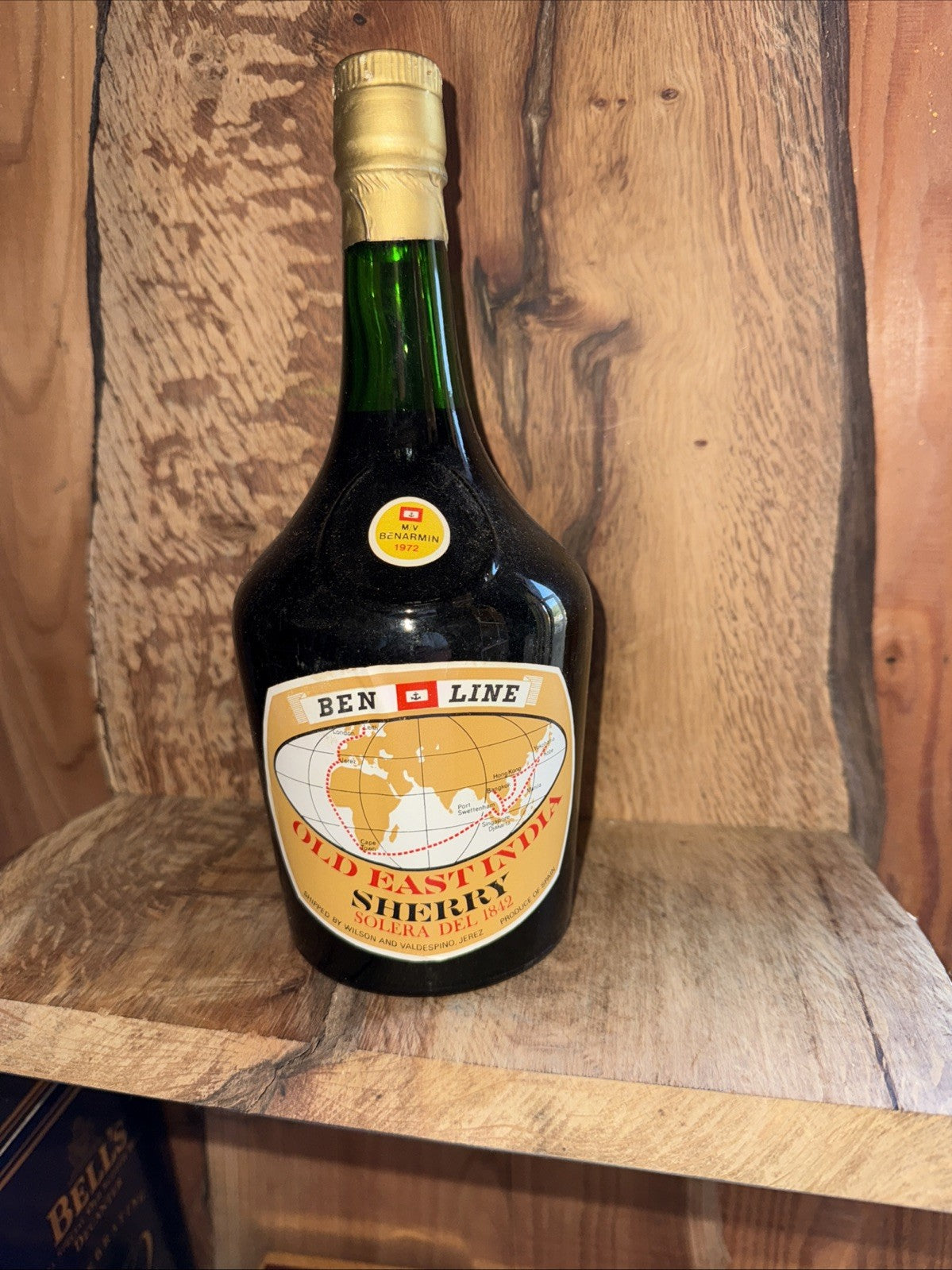 Ben Line Old East India Sherry 1973
