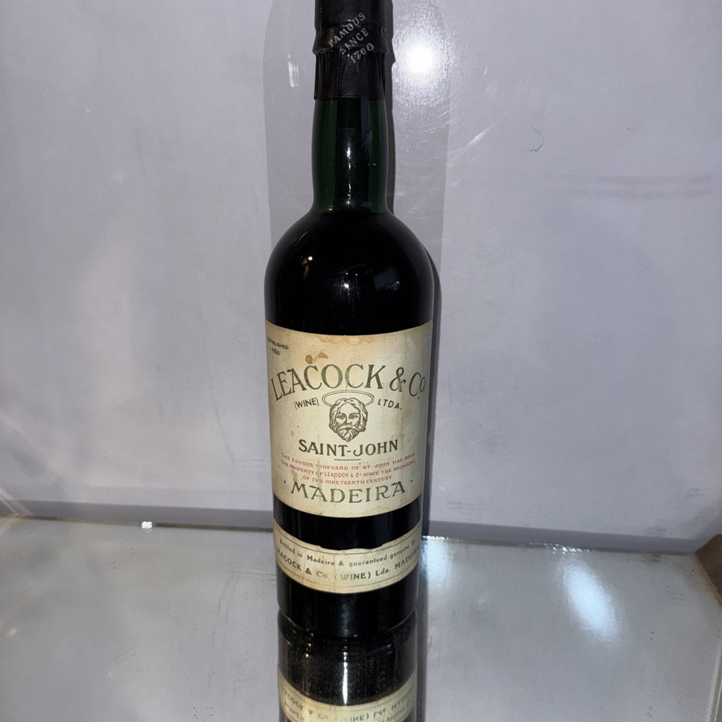 1960s Bottle Of Leacock’s St John Full Rich Madeira