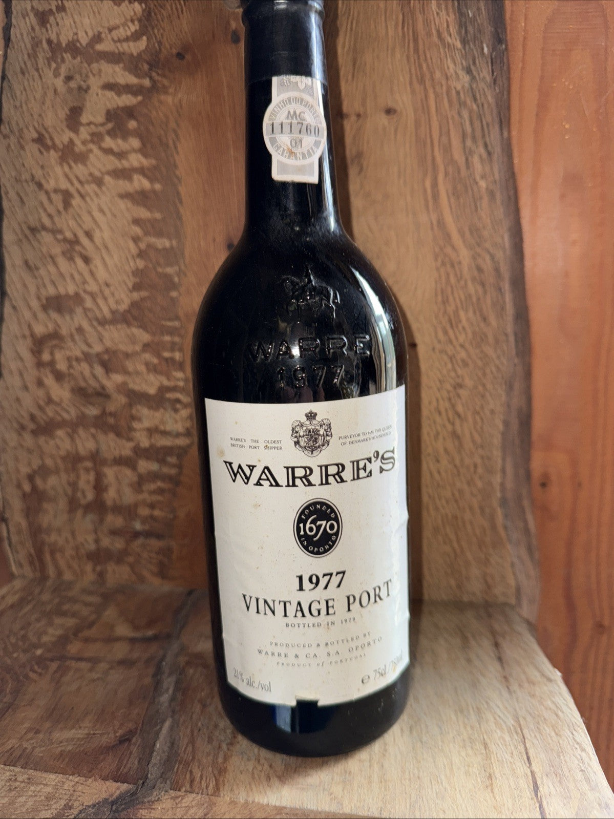 Warre's 1977 Vintage Port