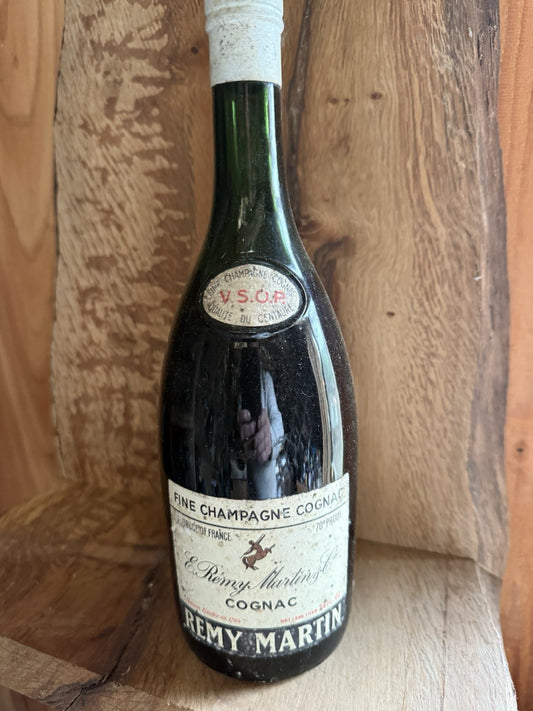 1960s Bottle Of Remy Martin Fine Champagne Cognac