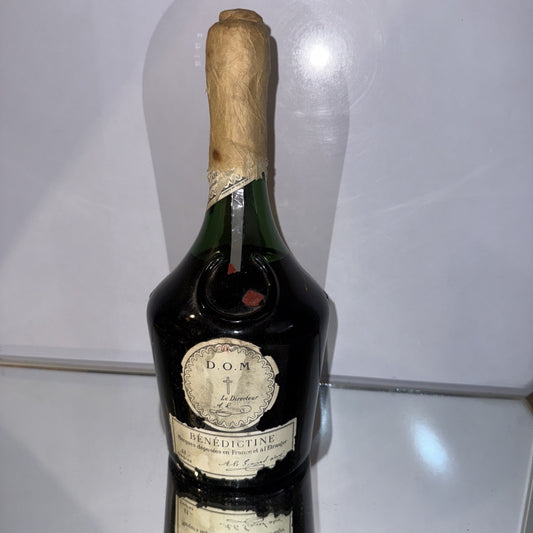 Dom Benedictine 70cl Bottle 43 % pre 1978 bottling Label In Poor Condition