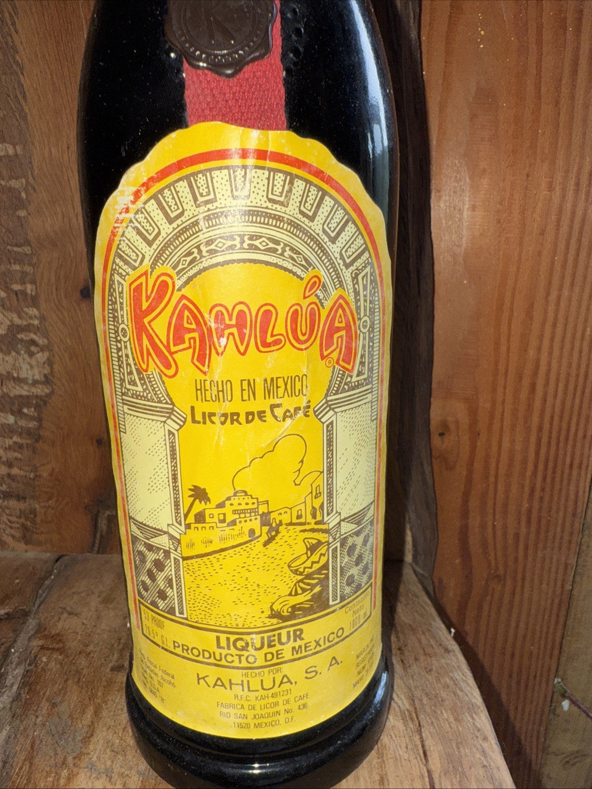 kahlua Coffee Liquour Bottled 1960s/70s Mexico Iconic