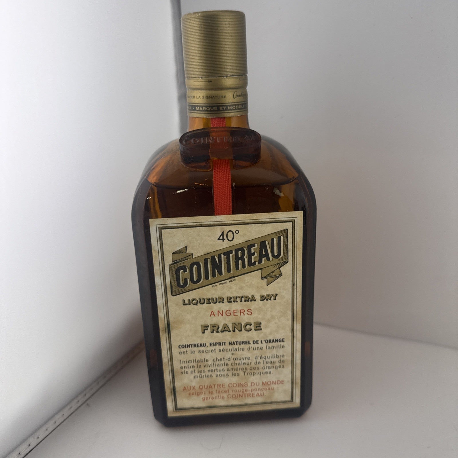 Vintage Cointreau Liqueur Extra Dry Angers France 1960s/70s