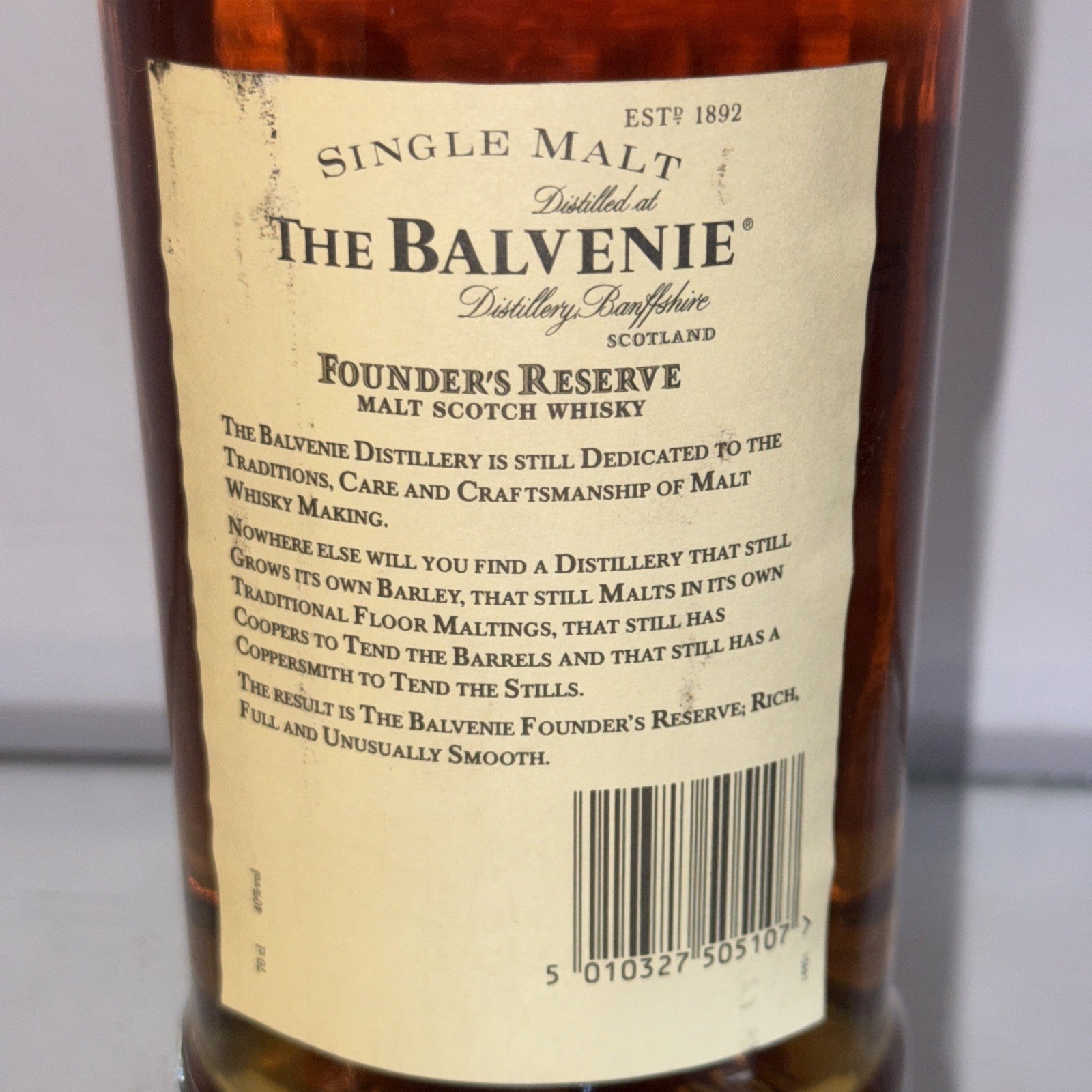 The Balvenie Founder’s Reserve – 10 Years Old ( 1994-99)