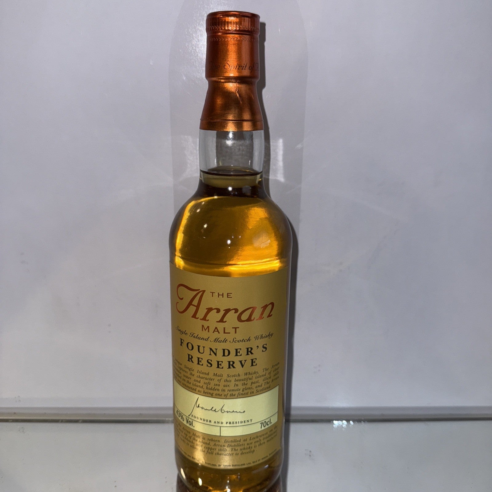 The Arran Malt Founders Reserve Bottled 2001