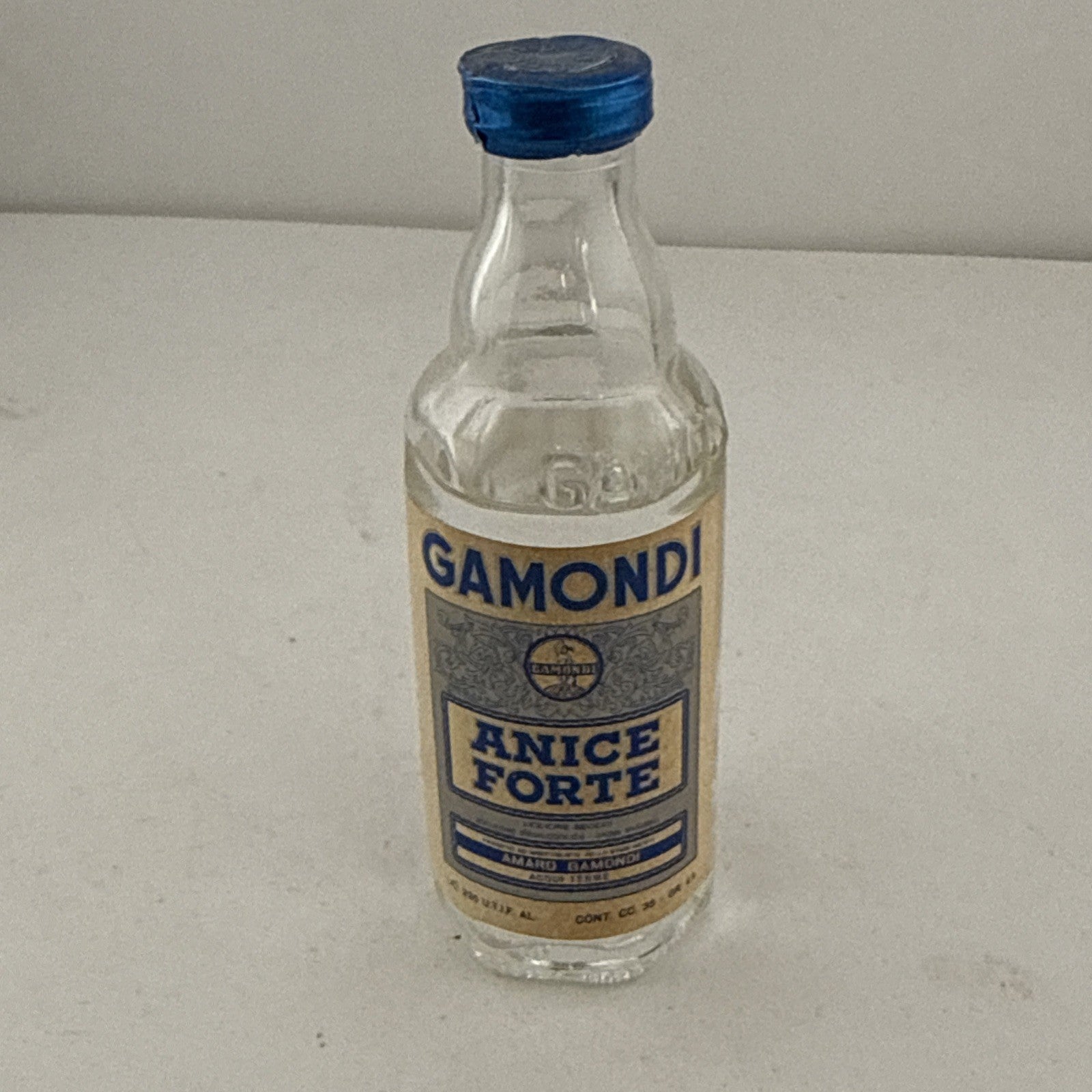 Vintage Gamondi Anice Forte Italian Liqueur Miniature 1960s/70s