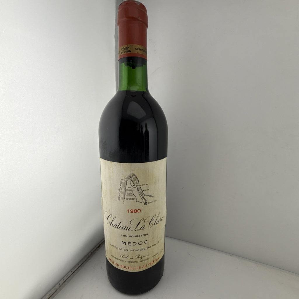 1980 Château La Clare Cru Bourgeois Médoc Bordeaux Red Wine 75cl