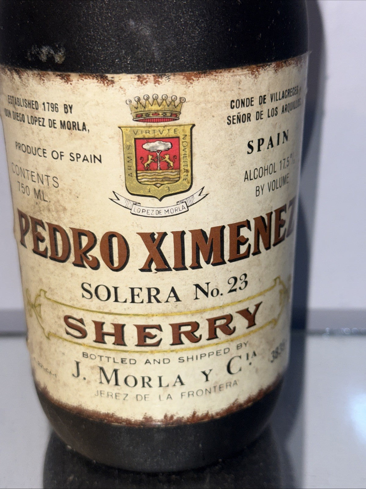 Pedro Ximenez Solera No 23 Sherry bottled 1960s/70s