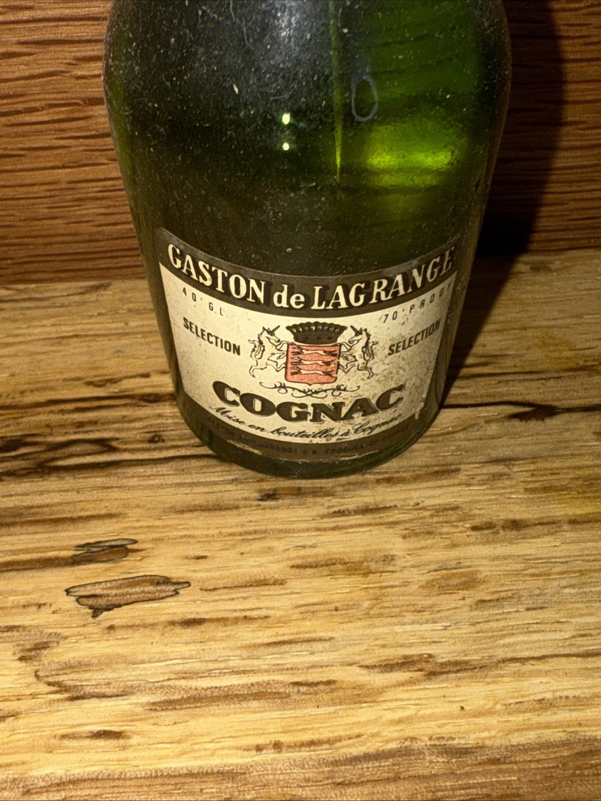 1970s Gaston De Lagrange Cognac Miniature Vintage