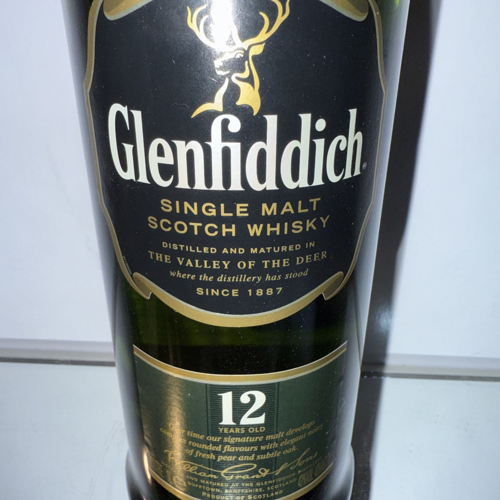 Glenfiddich Single Malt Scotch Whiskey - 12 Years Old 1l Bottle