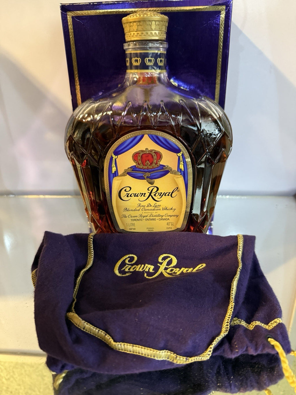 Crown Royal Canadian Rye Whisky 1L 40%abv