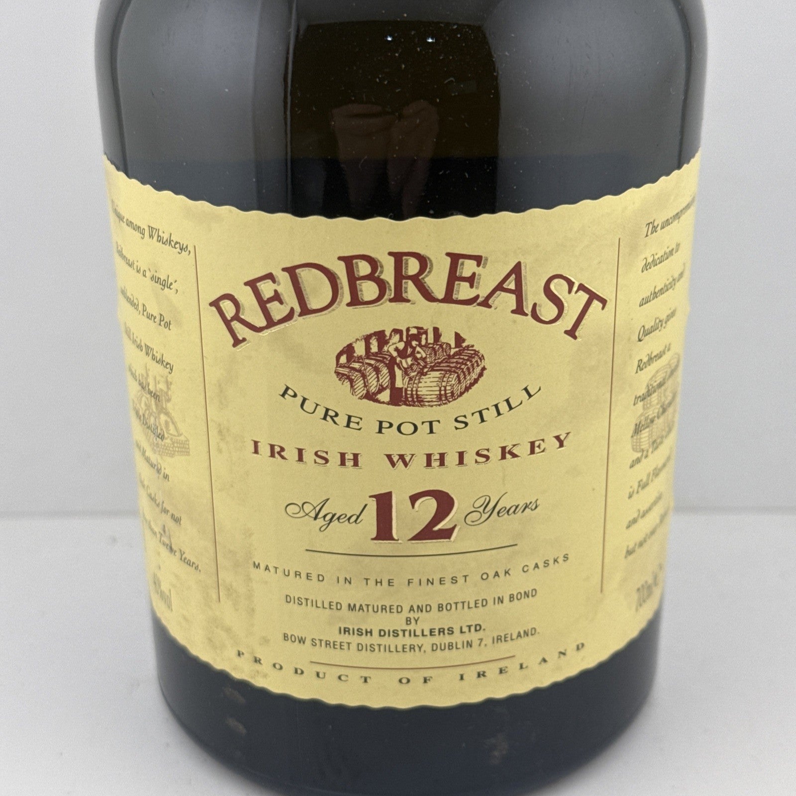 Redbreast 12 Pure Pot Still Irish Whiskey c1995 40%