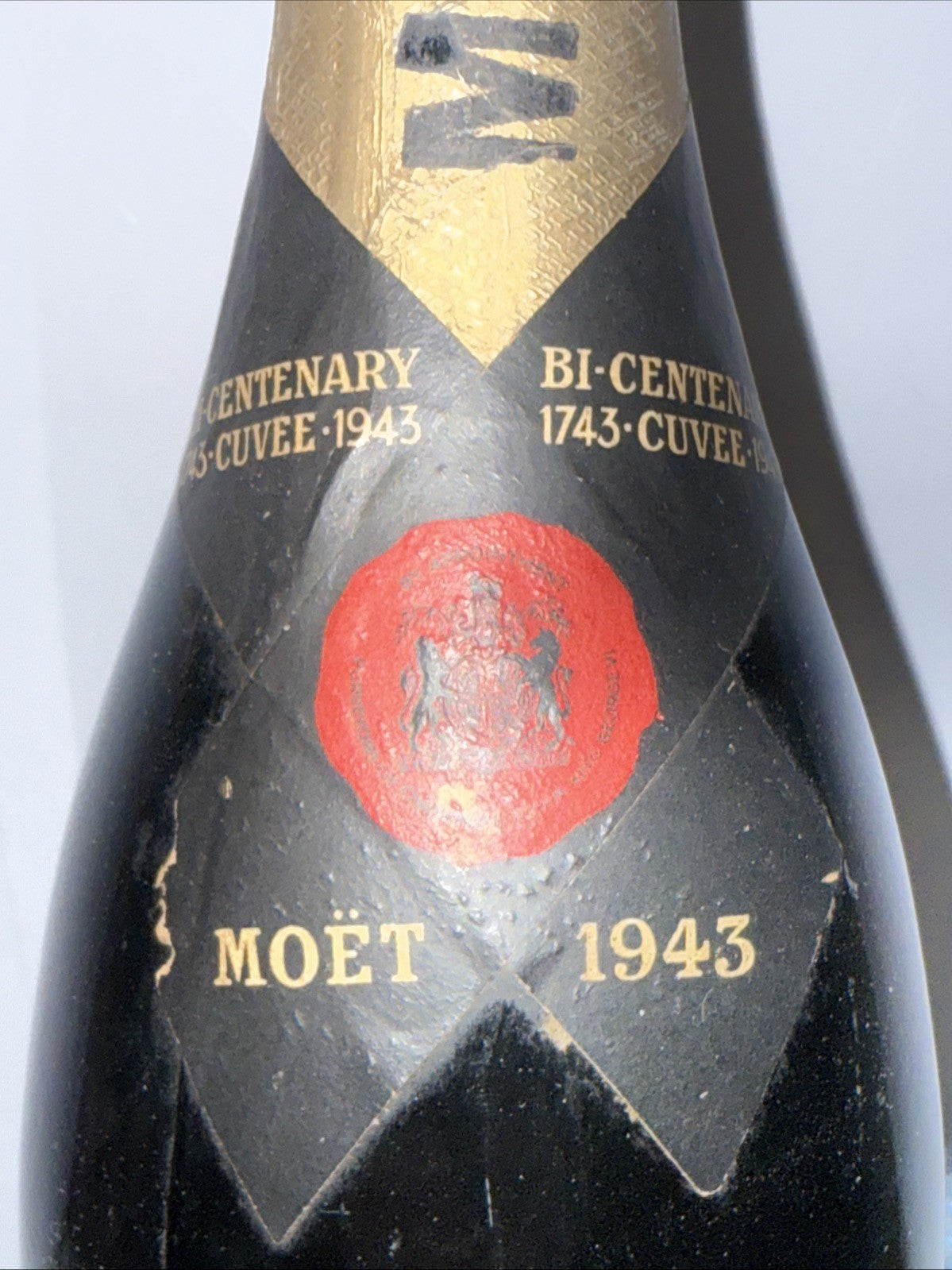 1943 Bi Centennial  Moët & Chandon Dry Impérial Cellar Stored Still Fizzy! Uniqu