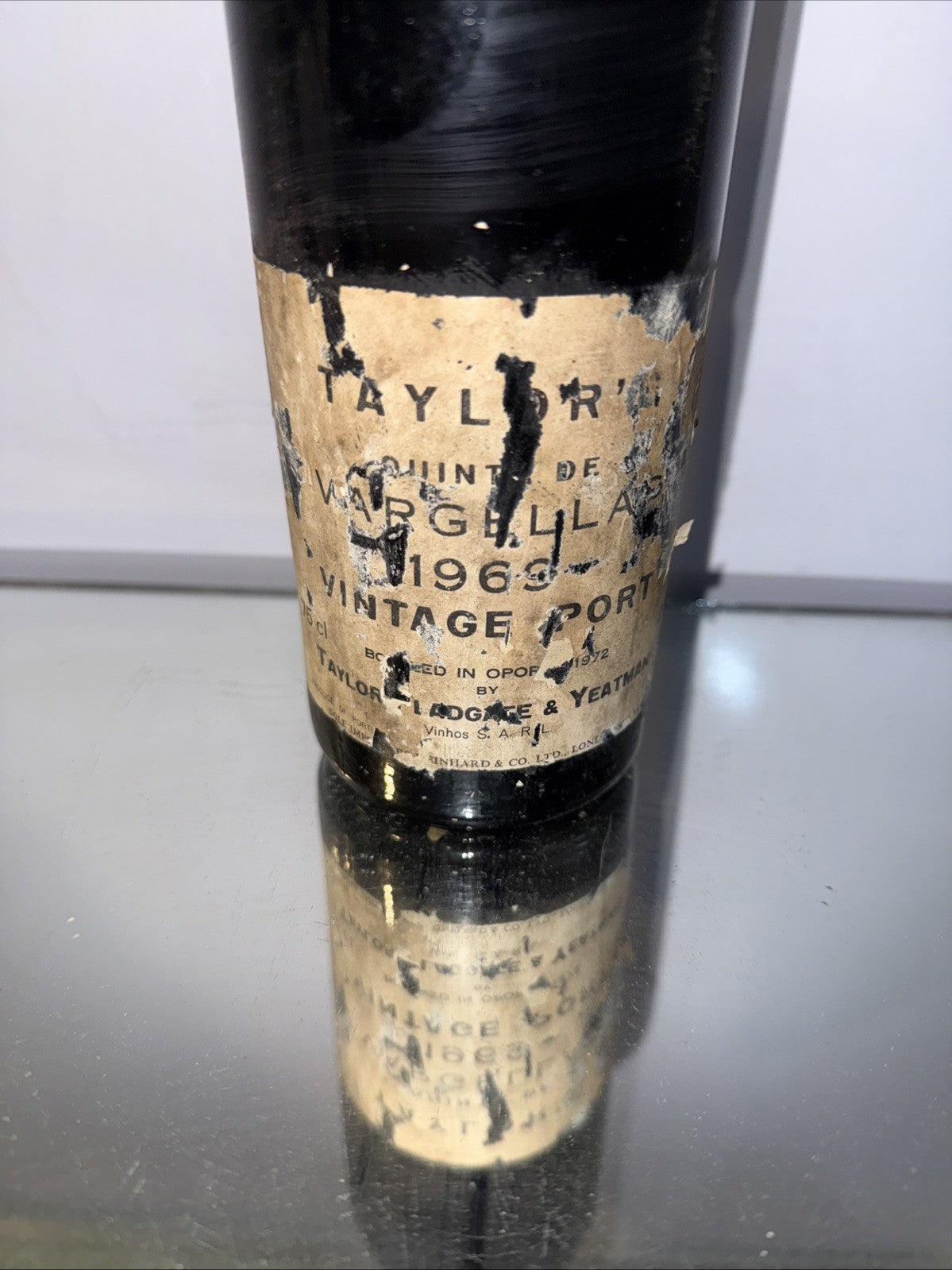 Taylor's 1969 Vintage Port ( Very High Level Wax Top Slight Damage As Photo)