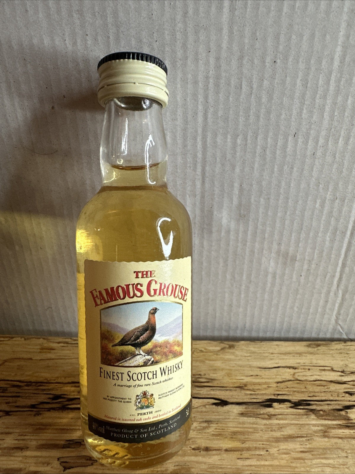 The Famous Grouse Finest Scotch Whisky Miniature