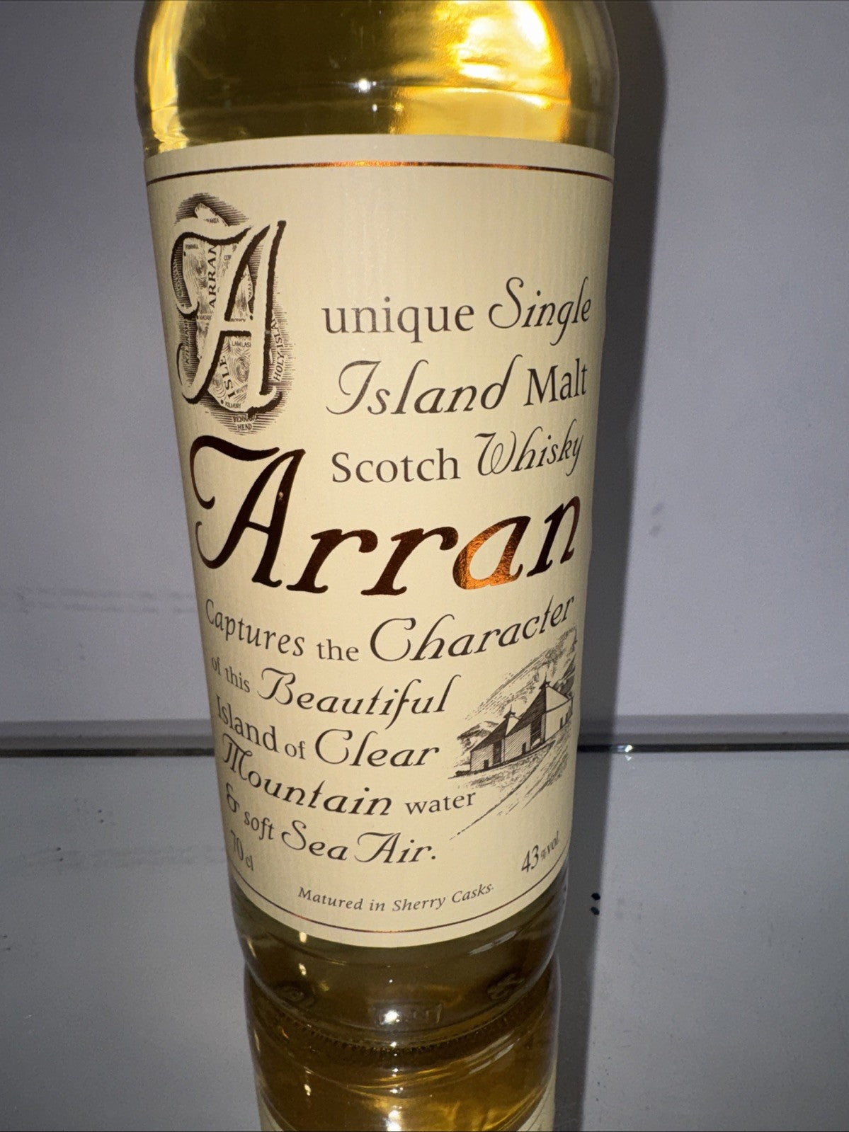Arran Sherry Cask Bodega Sherry Cask Finish, launched 2019 at 46% ABV)