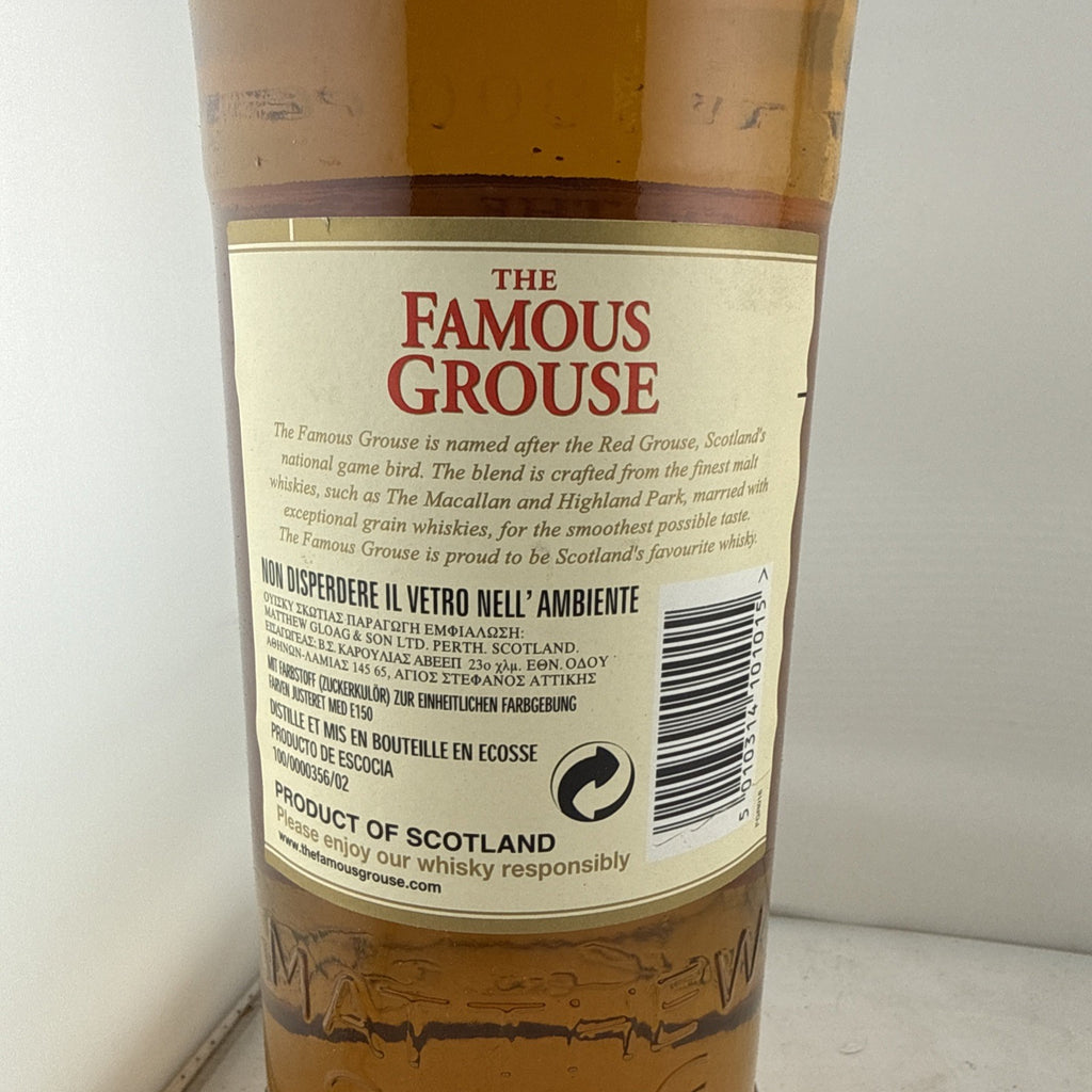 Vintage Famous Grouse Scotch Whisky 1L 40% c.2005 Spanish Import