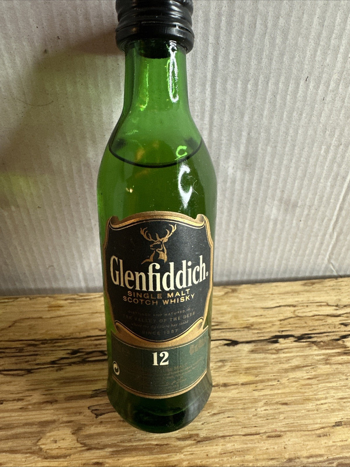 Glenfiddich 12 Year Old Single Malt Scotch Whisky Miniature