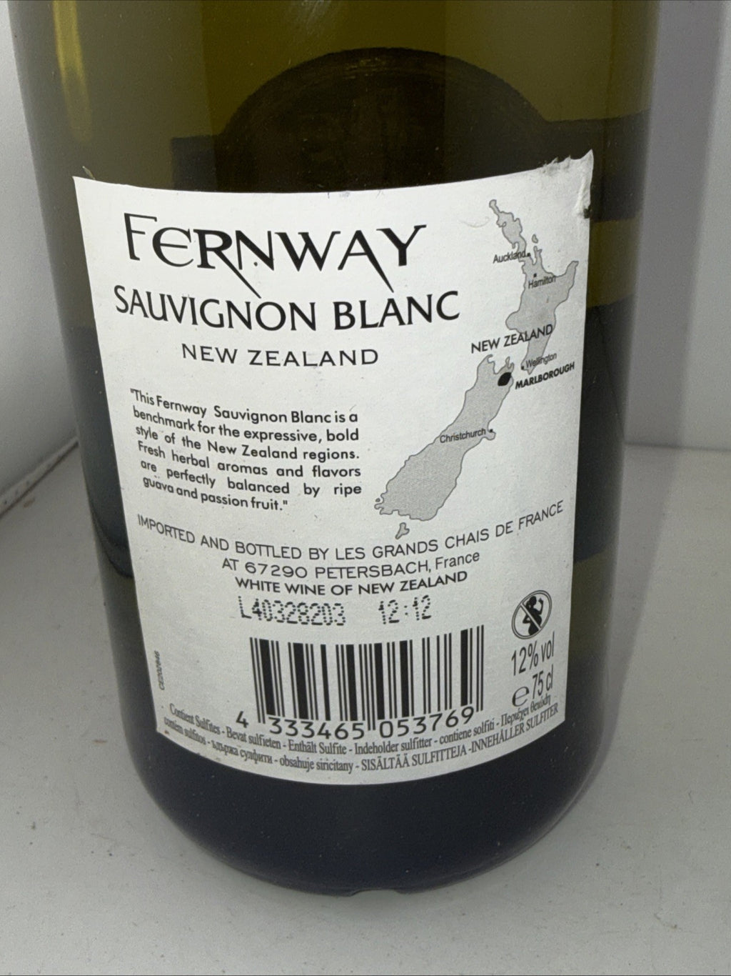 Fernway Sauvignon Blanc 2022 Marlborough New Zealand White Wine 75cl