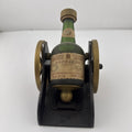 Vintage Napoleon CourvoisierCognac Miniature Cannon Bottle Novelty Display 1970s