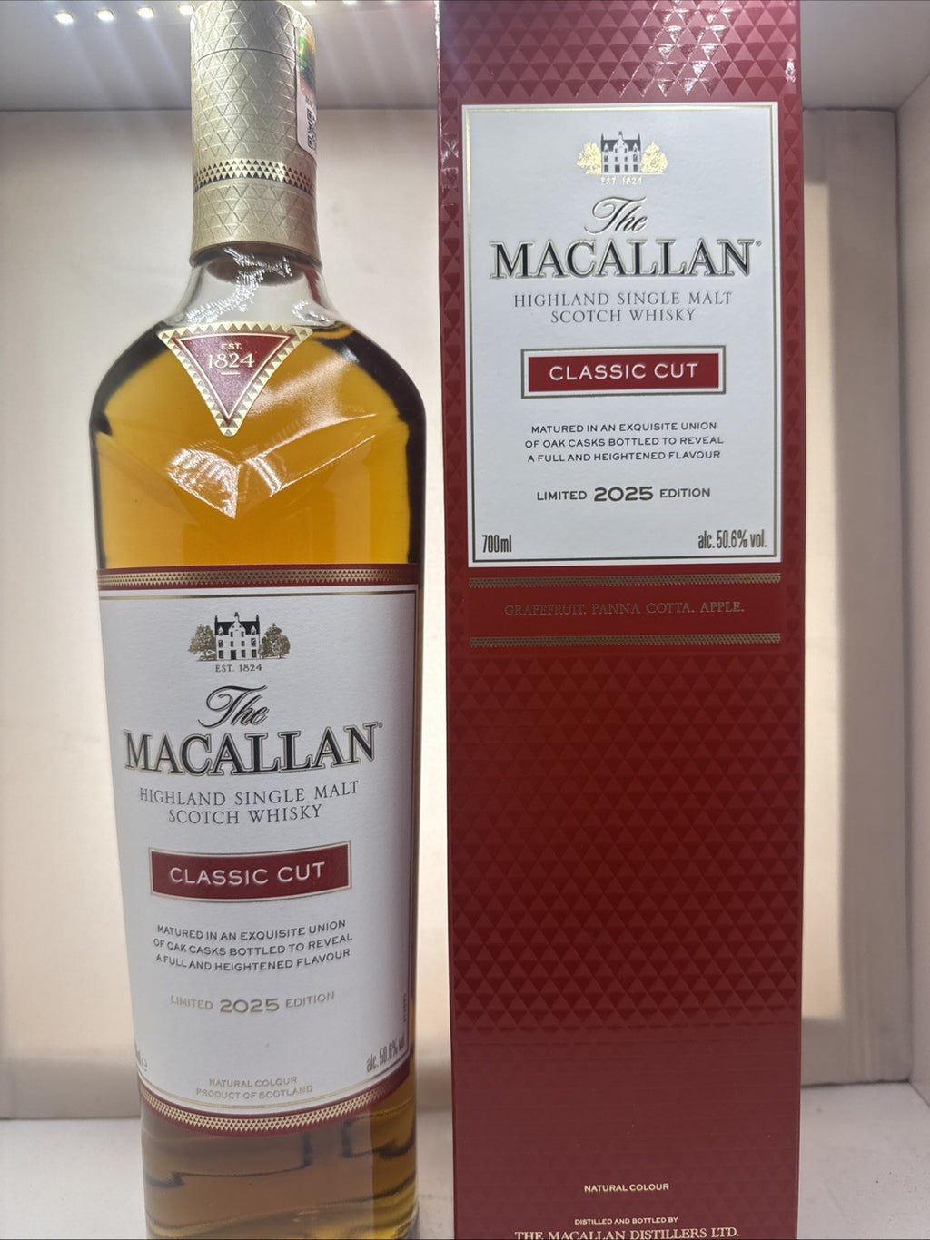 Macallan Classic Cut 2025 Limited Edition Whisky 70cl 50.6% Boxed