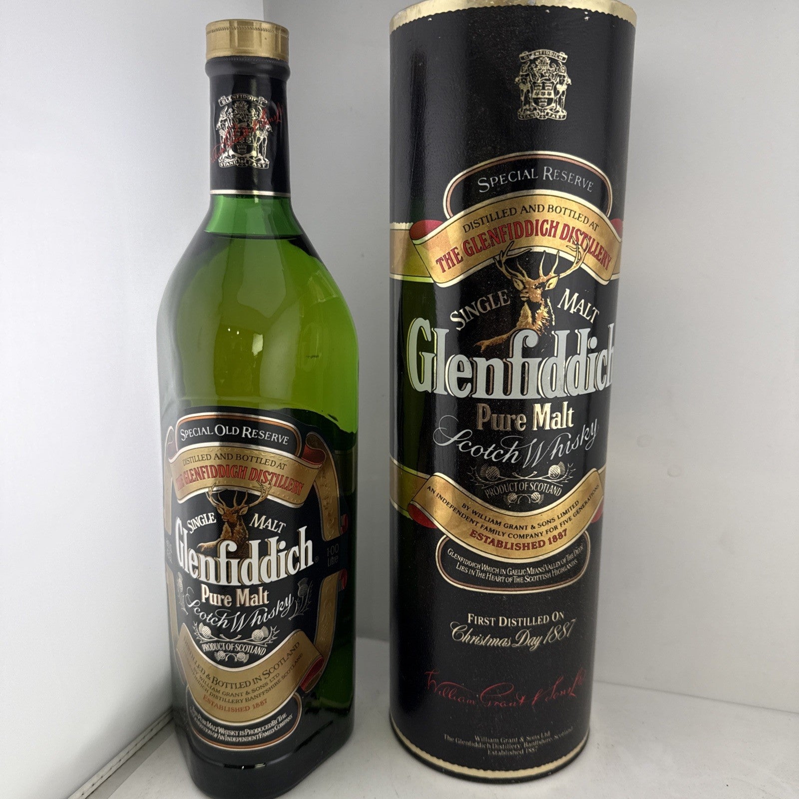 Glenfiddich 12 Year Old 2002 1L Single Malt Scotch Whisky + Box