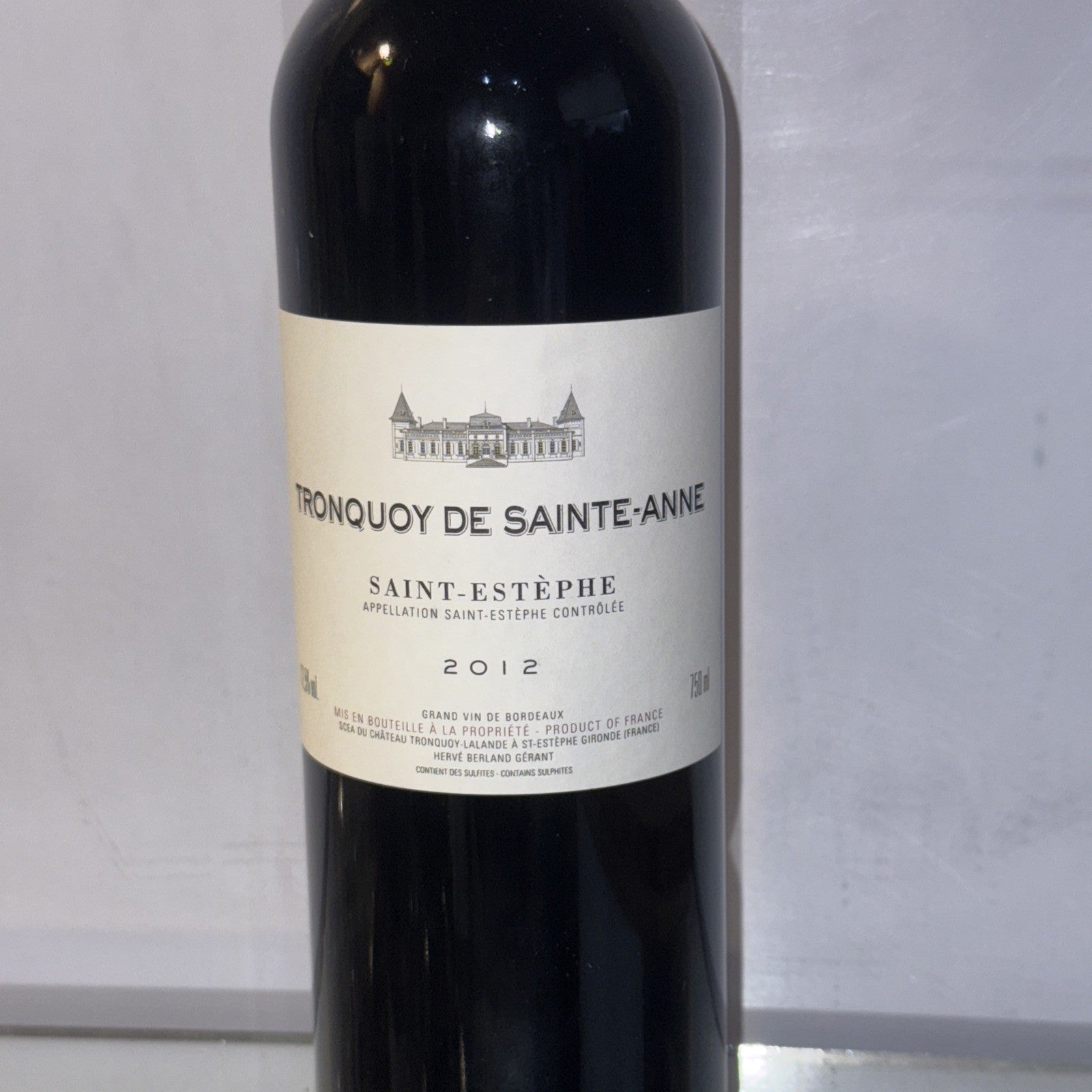 Tronquoy de Sainte-Anne 2012 (Saint-Estèphe AOC, Bordeaux) French Red
