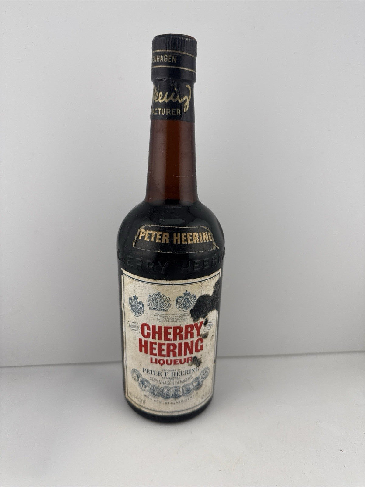 Cherry Heering Liqueur 12 fl oz 43 Proof Vintage c1960 Denmark