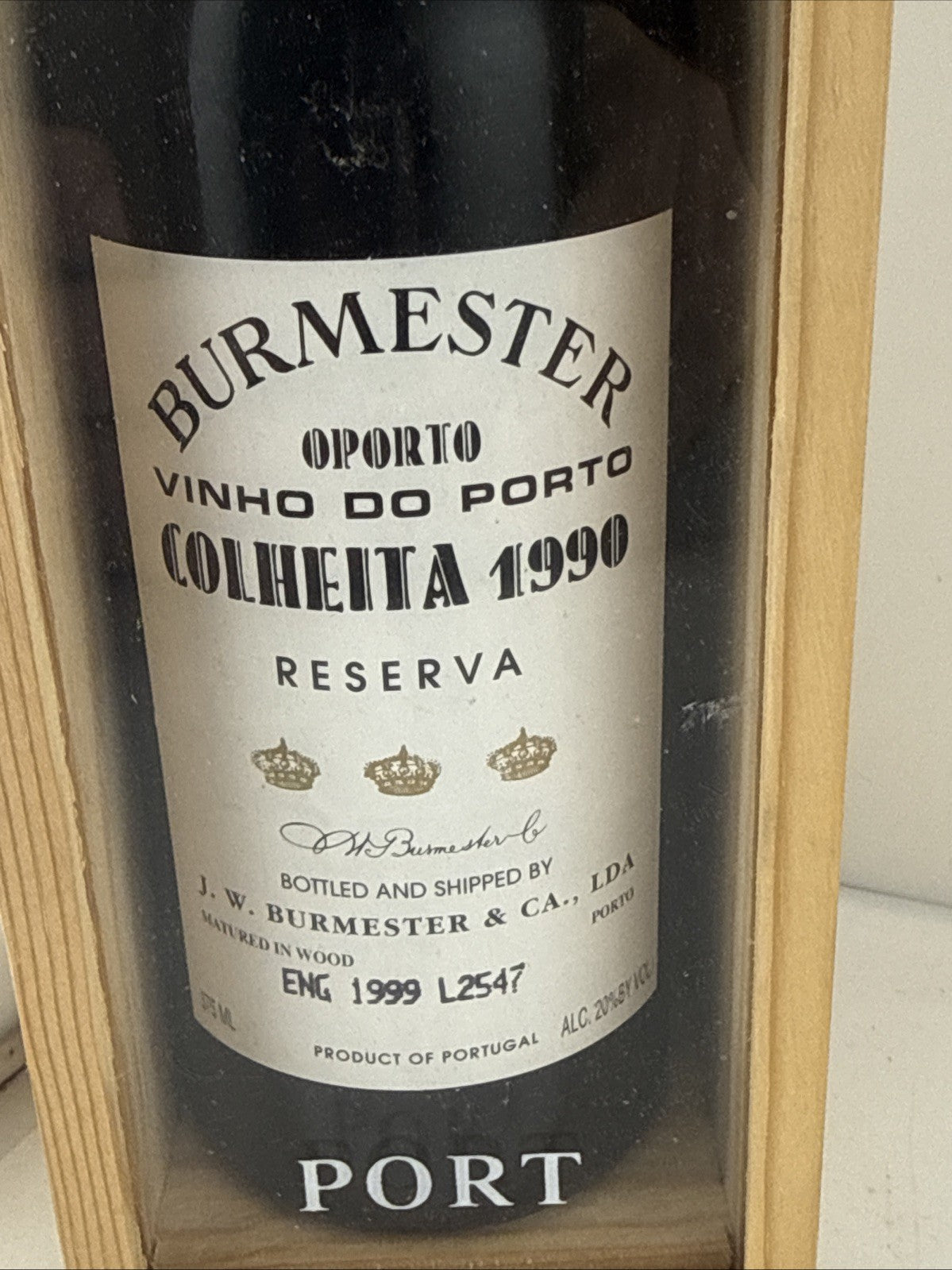 Burmester Colheita 1990 Reserva Port 37.5cl Boxed
