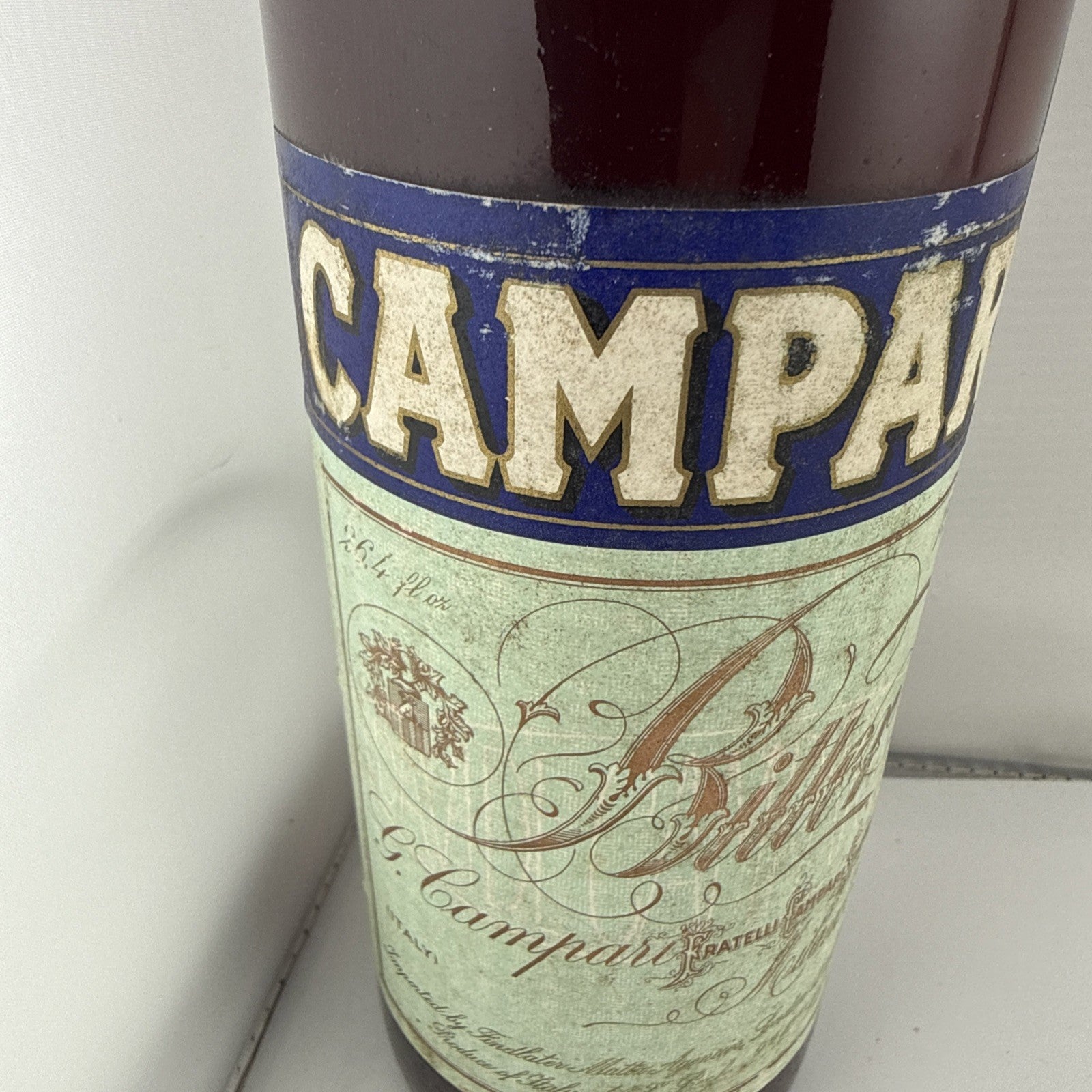 Campari Bitter 26.4 FLOZ (75cl) Bottled 1970s