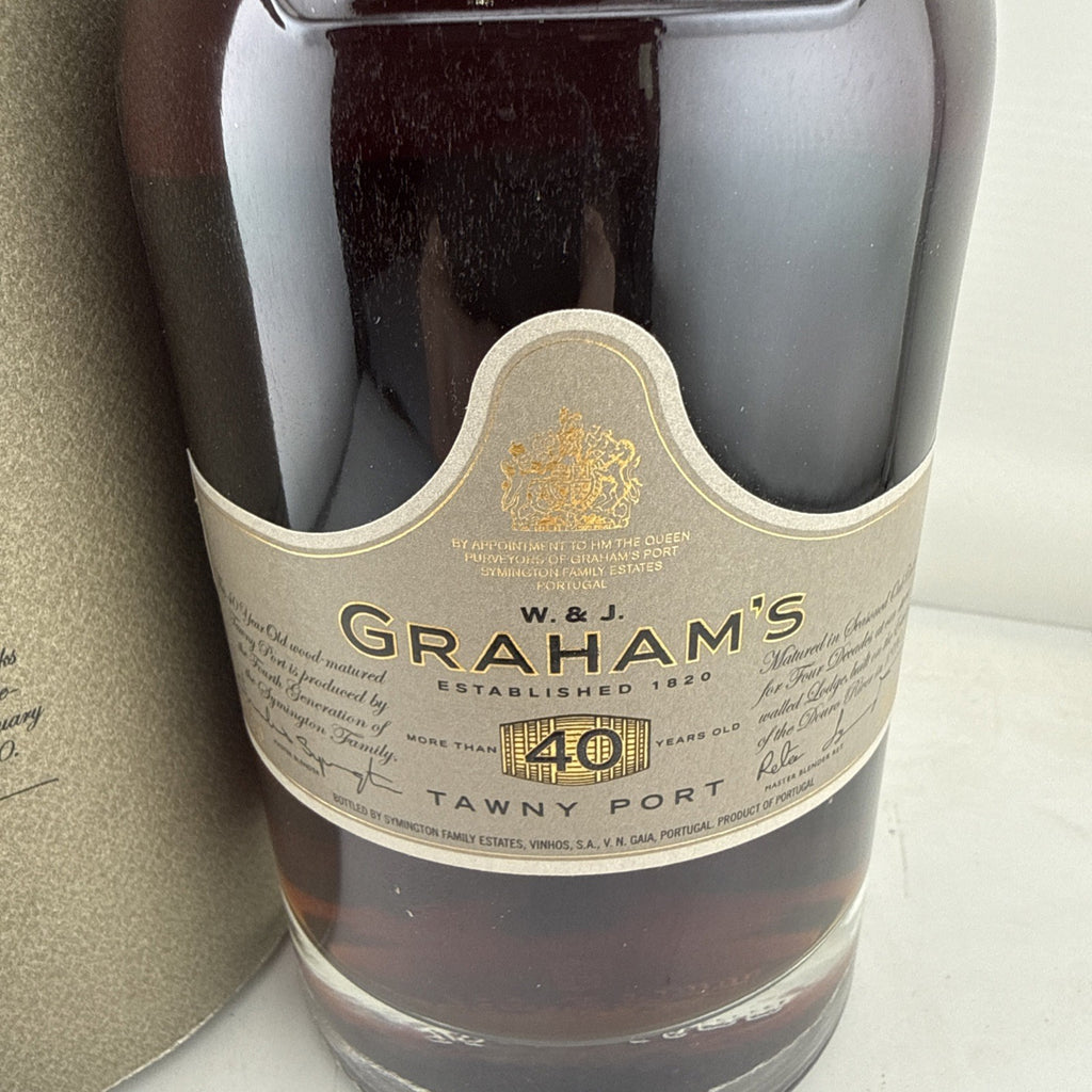 Graham’s 40 Year Old Tawny Port 75cl 20% ABV In Presentation Tube