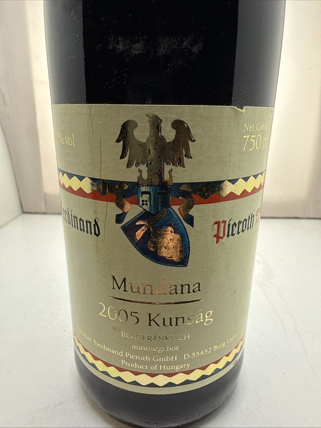 Ferdinand Pieroth Mundana Kunság Blaufränkisch 2005 Another Rare Find!