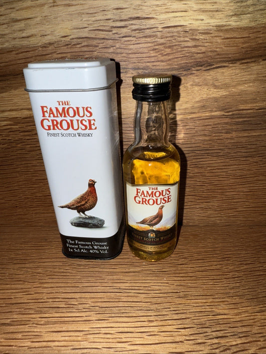The Famous Grouse Miniature ( With Tin Box) Full