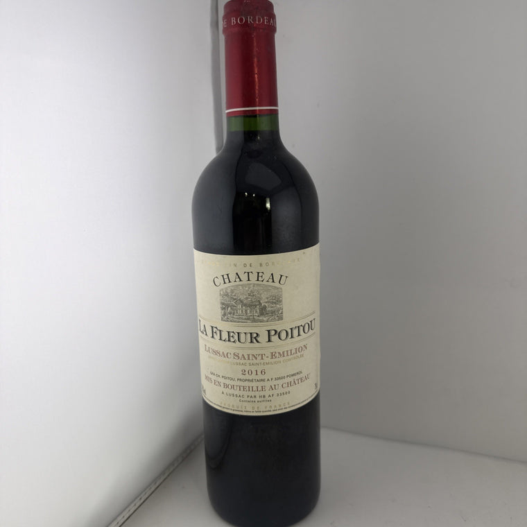 Chateau La Fleur Poitou 2016 Lussac Saint-Emilion Bordeaux Wine
