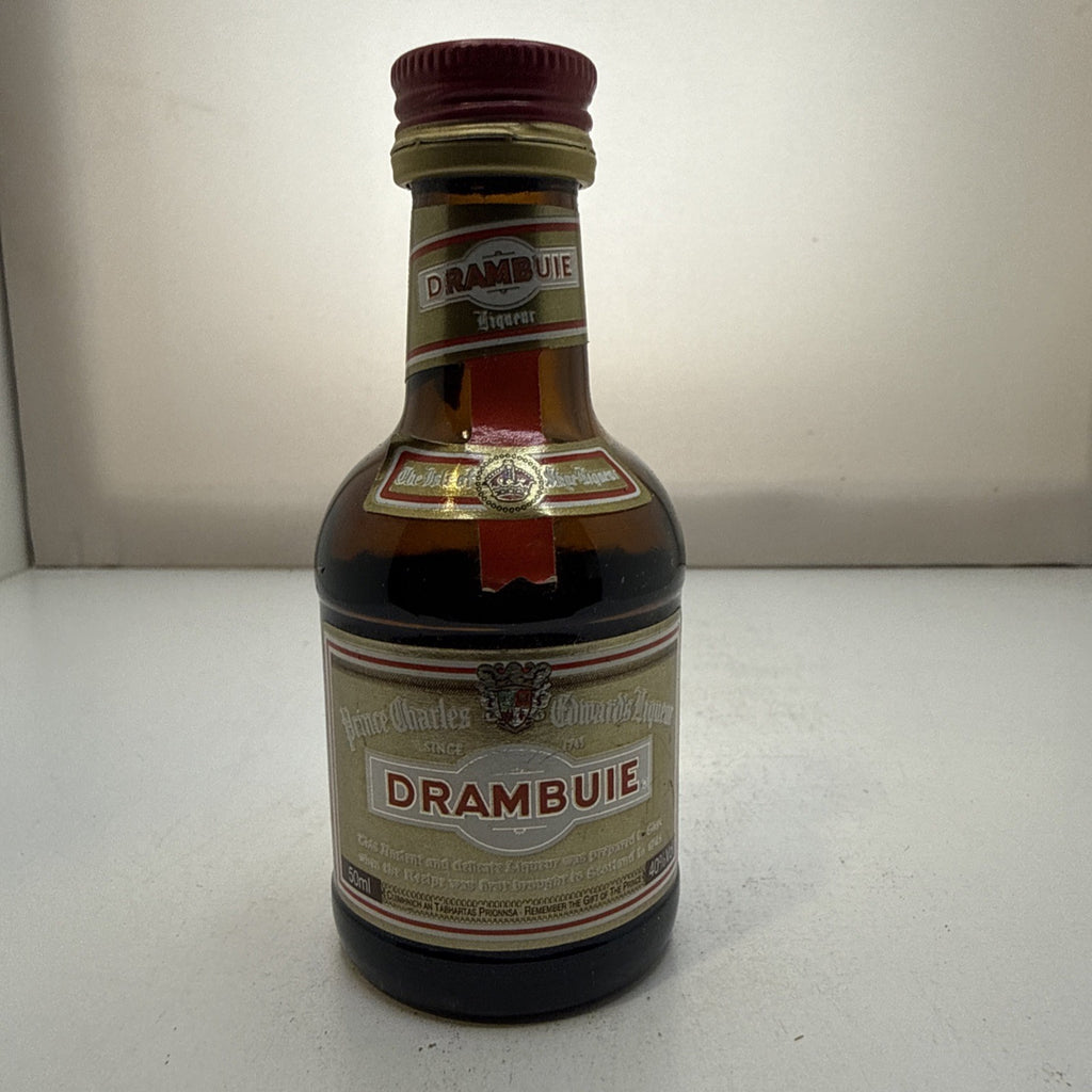 Drambuie — 50ml Scottish Liqueur Miniature — Prince Charles Label