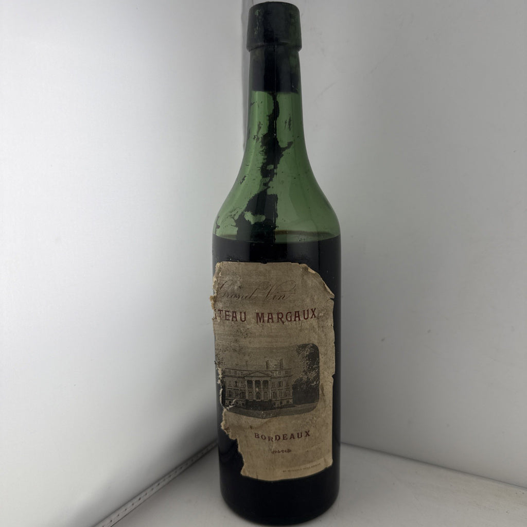 Château Margaux Bordeaux with original damaged label Believed Early 1950s