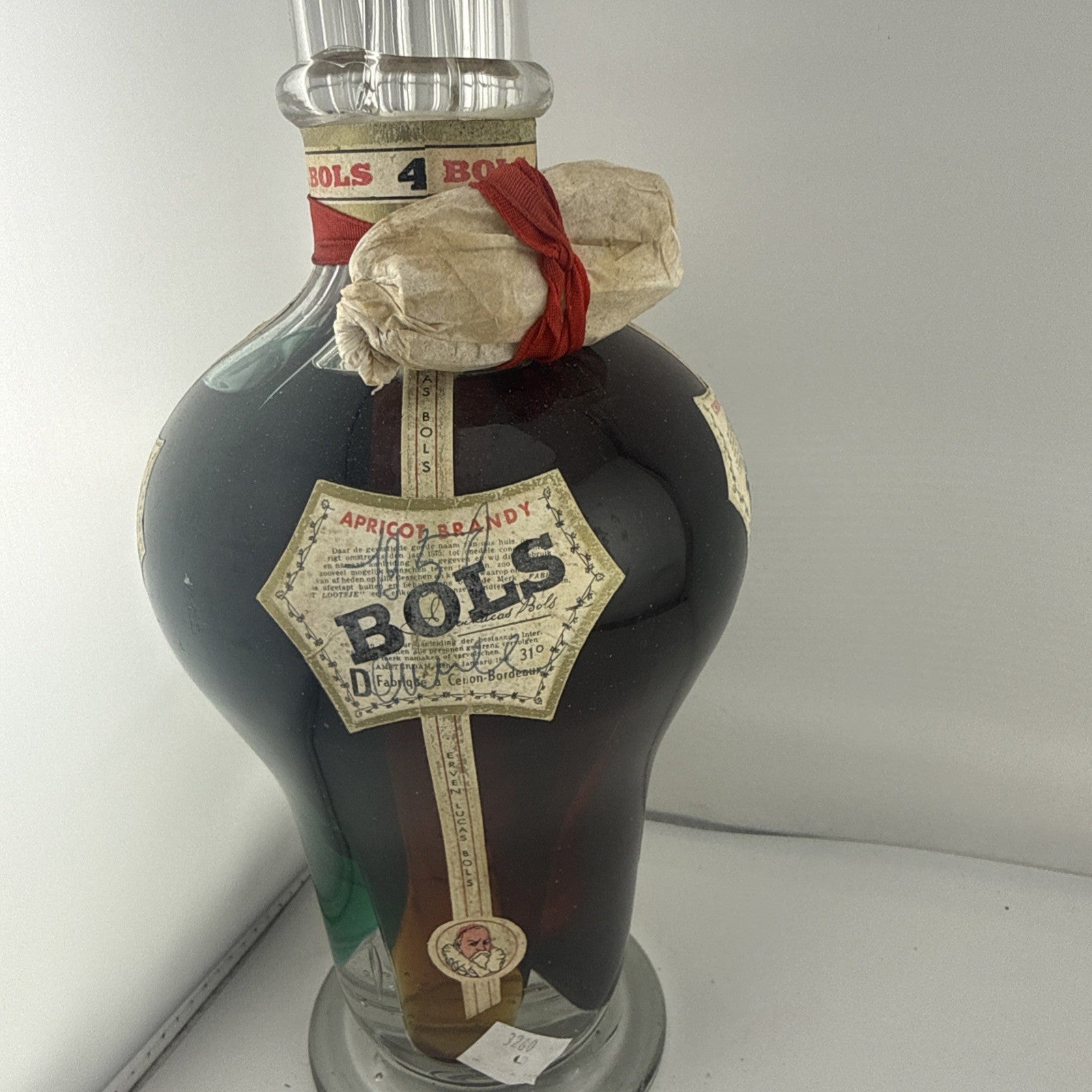 Bols 4 way 1950s creme de menthe, apricot brandy, cherry brandy, triple sec