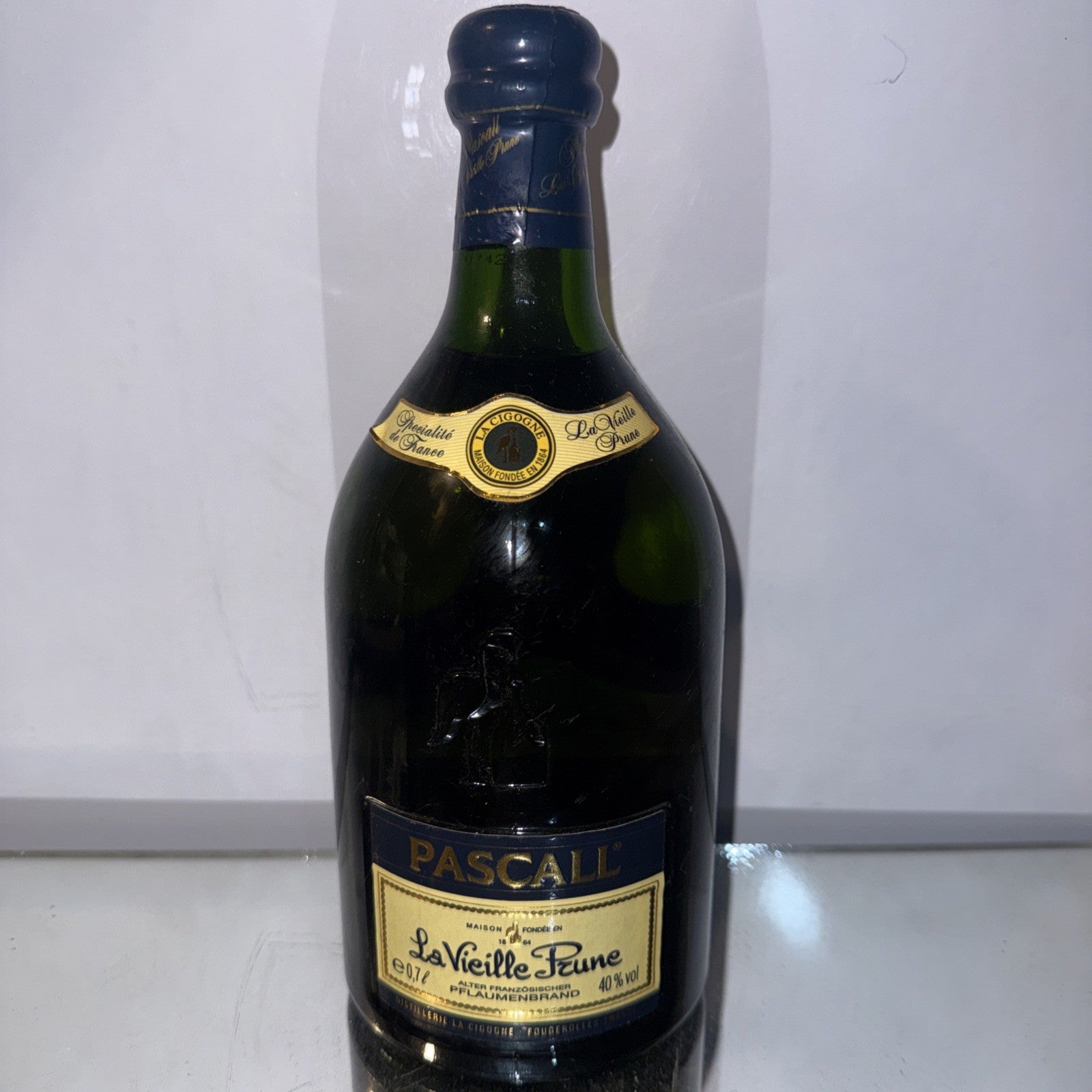 Maison Pascal La Vieille Prune Eau-de-Vie 1990s Bottle