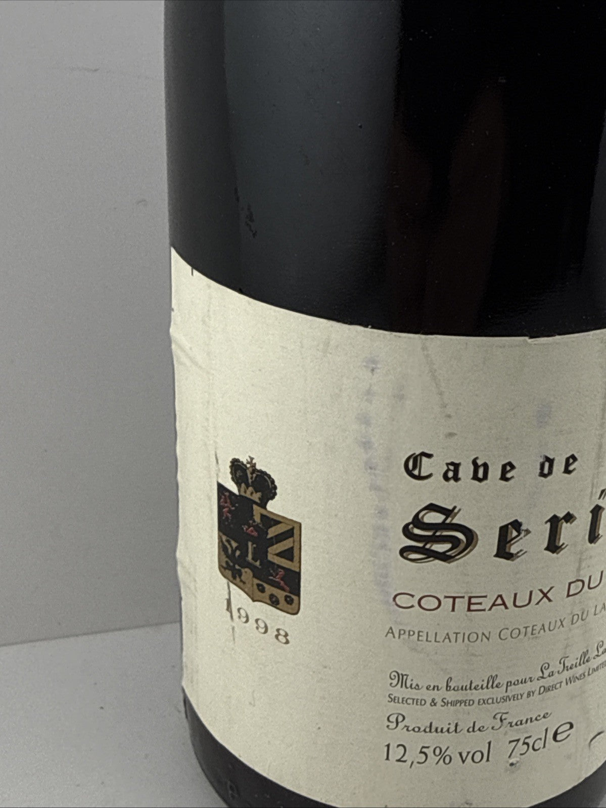 Cave de Sérignan Coteaux du Languedoc 1998 Red Wine 75cl 12.5%