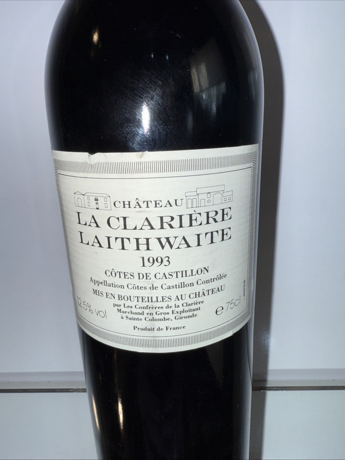 Chateau La Clariere 1993 Cotes De Castillon