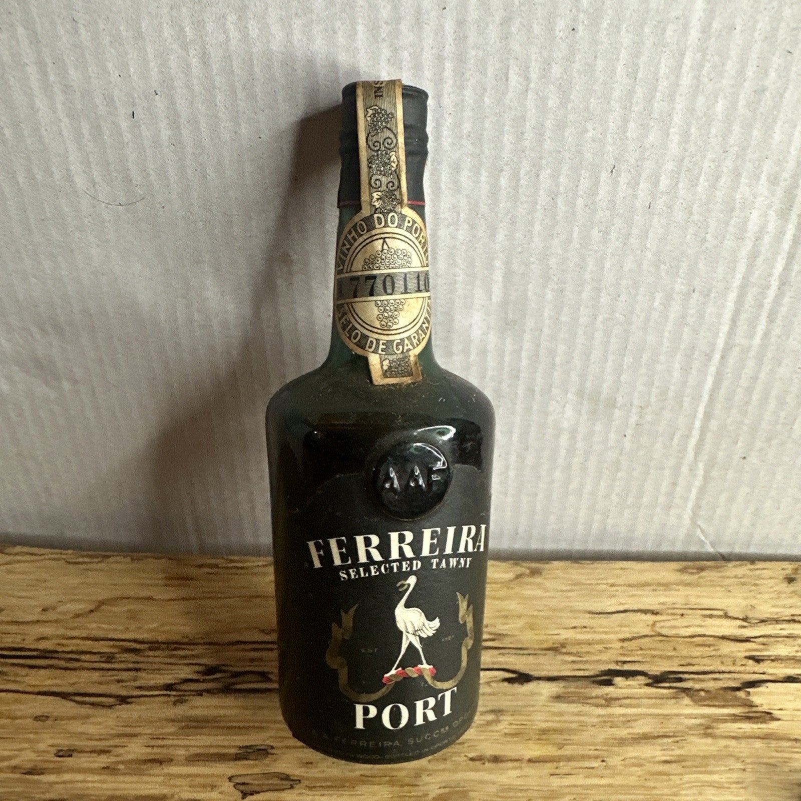 Ferreira Selected Tawny Port Miniature 1970s