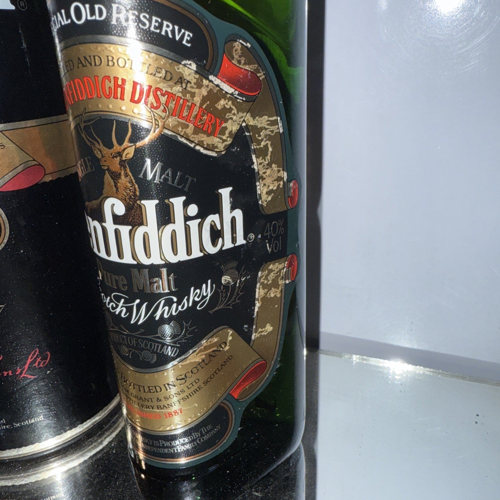 1980s Bottle Glenfiddich Special Old Reserve Pure Malt Whisky