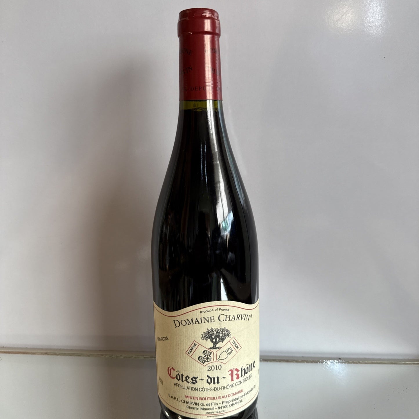 Domaine Charvin Cotes De Rhone 2010 Red French Exceptional Vintage