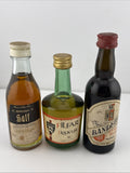 Vintage European Liqueur Miniatures Maraska Filfar Bandeira Set