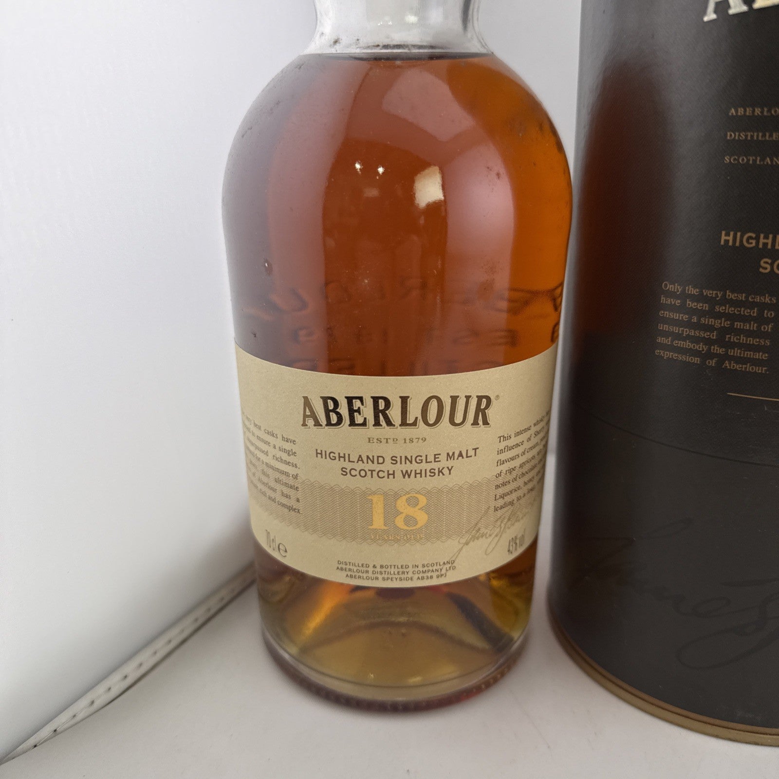 Aberlour 18 Year Old Single Malt Whisky 70cl Boxed 43% Older Bottling