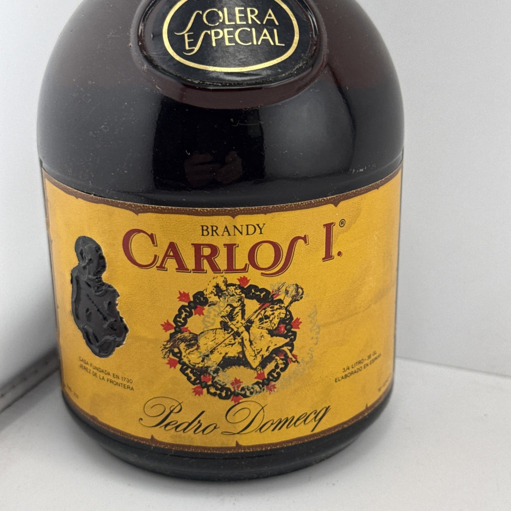 Carlos I Solera Especial Brandy 3/4L Pedro Domecq c.1975