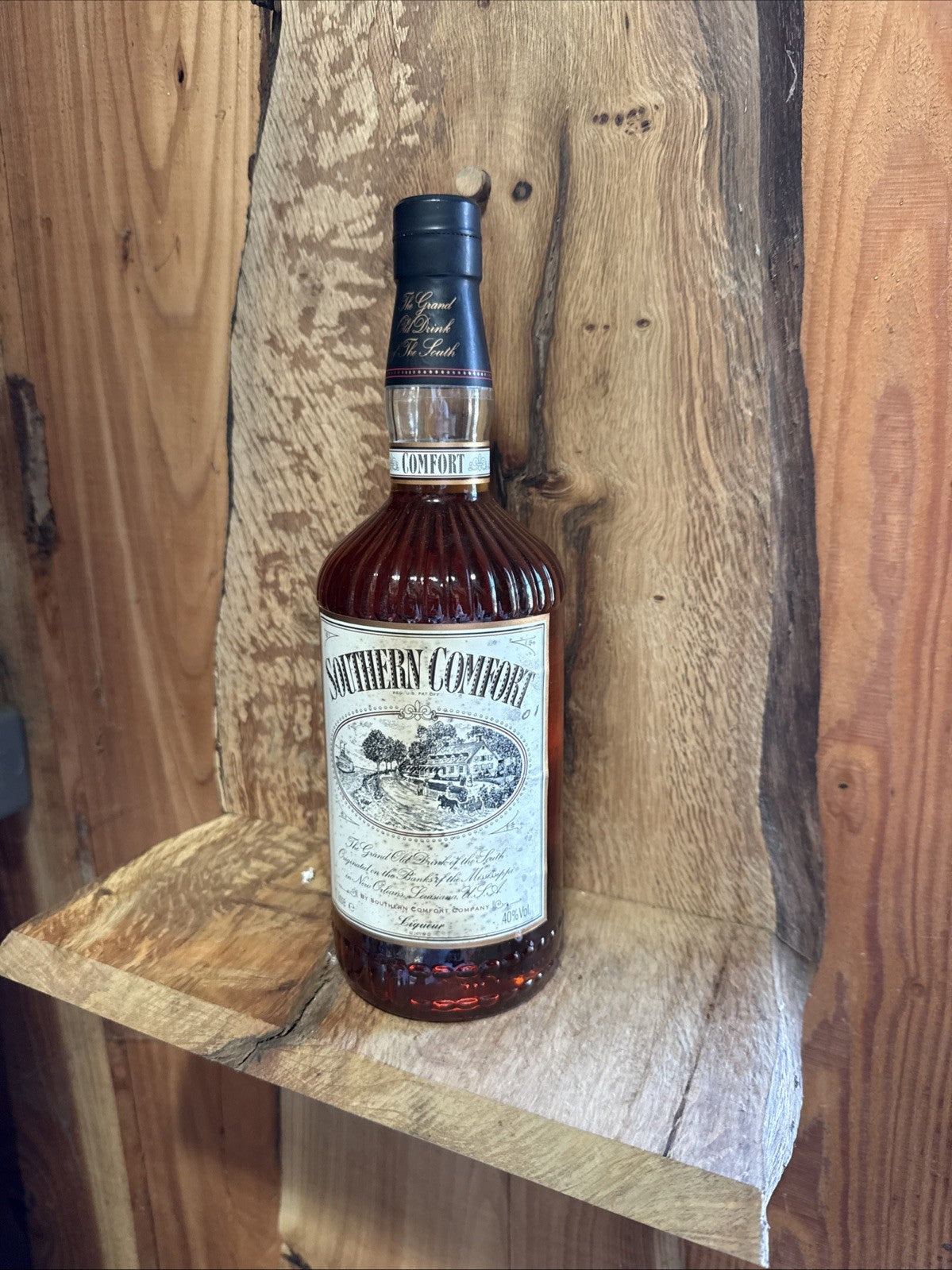 1990s Bottle of Southern Comfort 70 cl 40% ABV old matured aged collectable