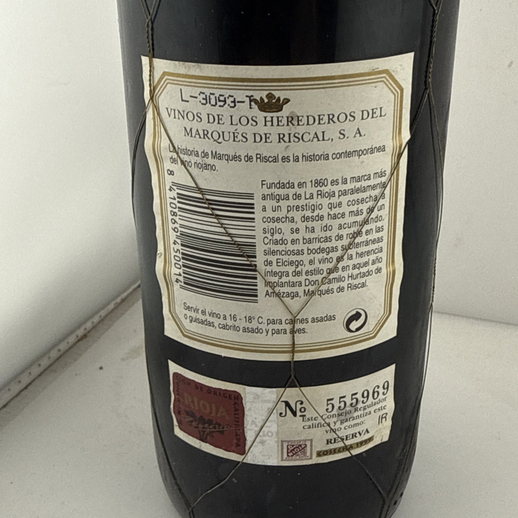 Marques de Riscal Reserva 1999 Rioja DOCa 75cl Vintage Spanish Wine