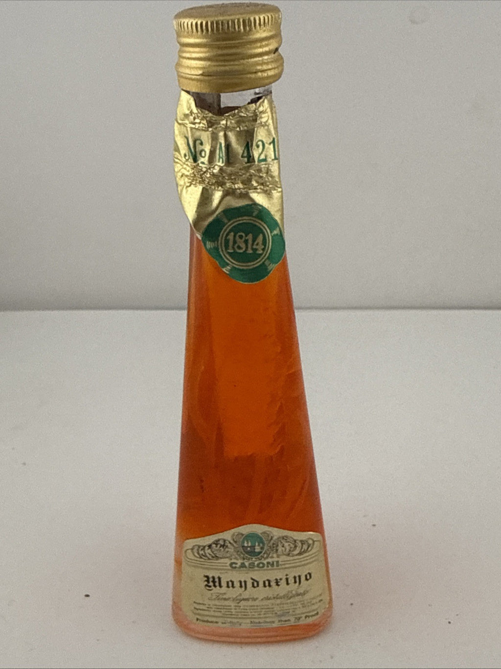 Vintage 1960s Casoni Moydarillo Liqueur Miniature 5cl Italy