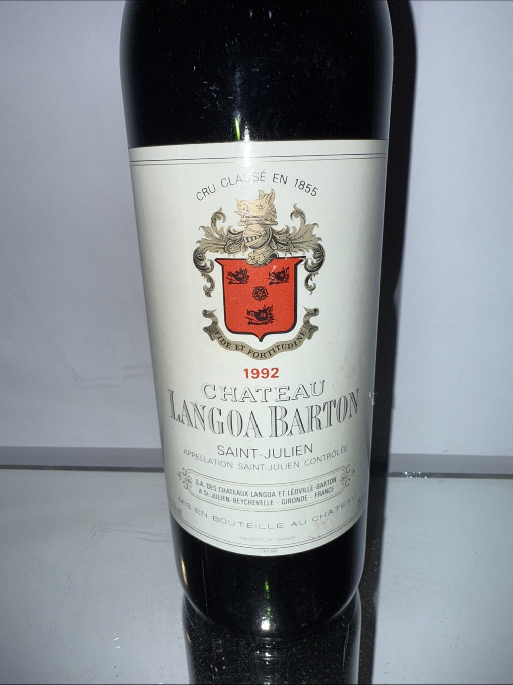 1992 Château Langoa-Barton (a mature Third Growth Saint-Julien Bordeaux Perfect